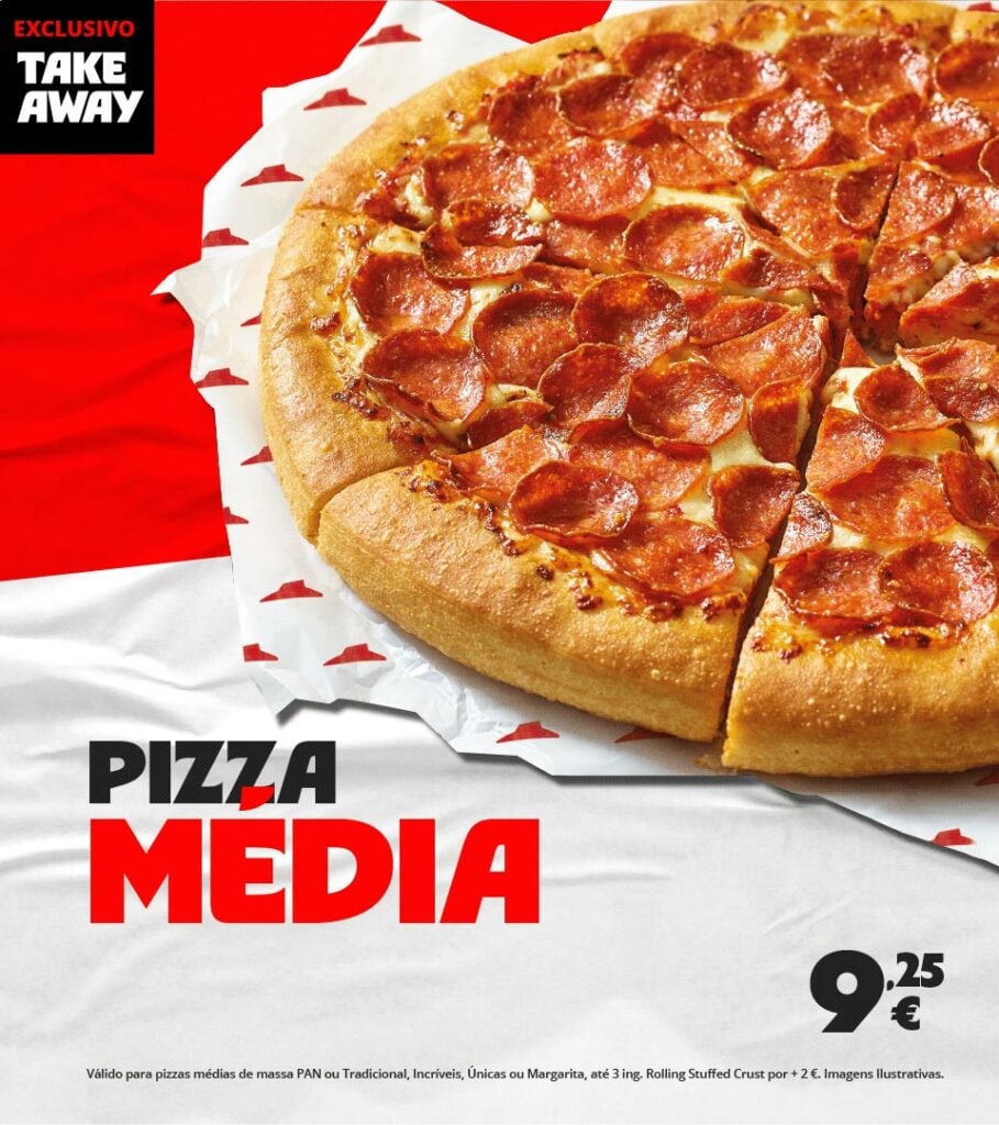 PIZZA MÉDIA - Take Away. Pizza Hut