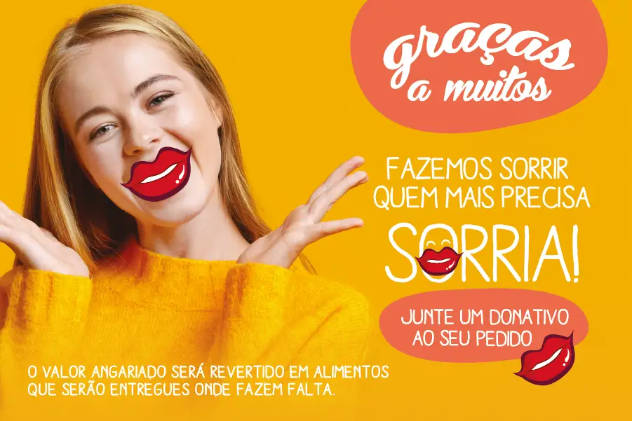 Campanha de luta contra a fome promovida pelo Grupo Ibersol