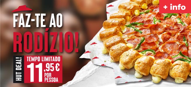 Rodízio de Pizzas na Pizza Hut