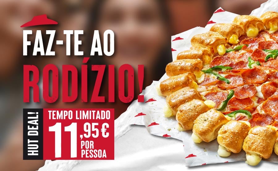 Rodízio de Pizzas na Pizza Hut