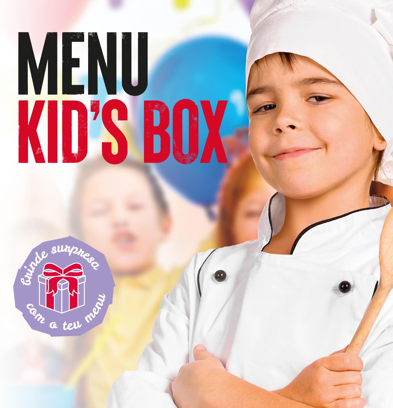 Menu KIDS BOX. Pizza Hut Portugal