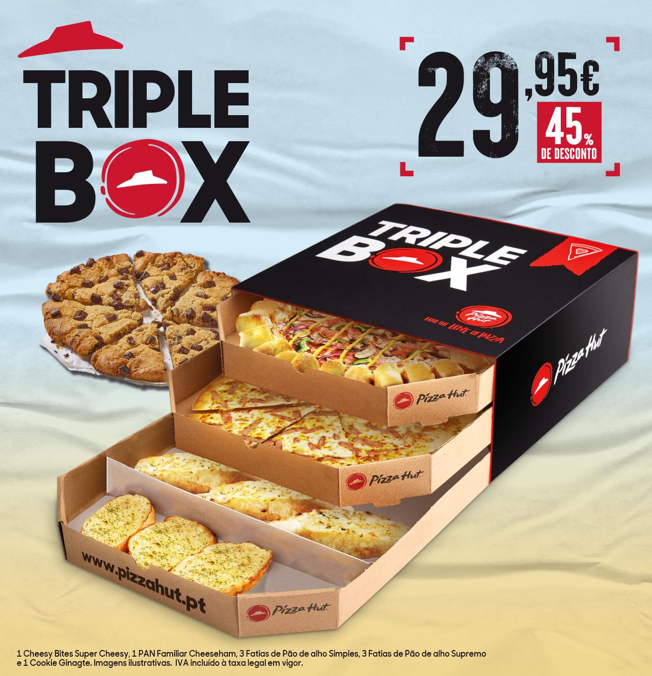 TRIPLE BOX - Entrega ao Domicílio e Take Away. Pizza Hut