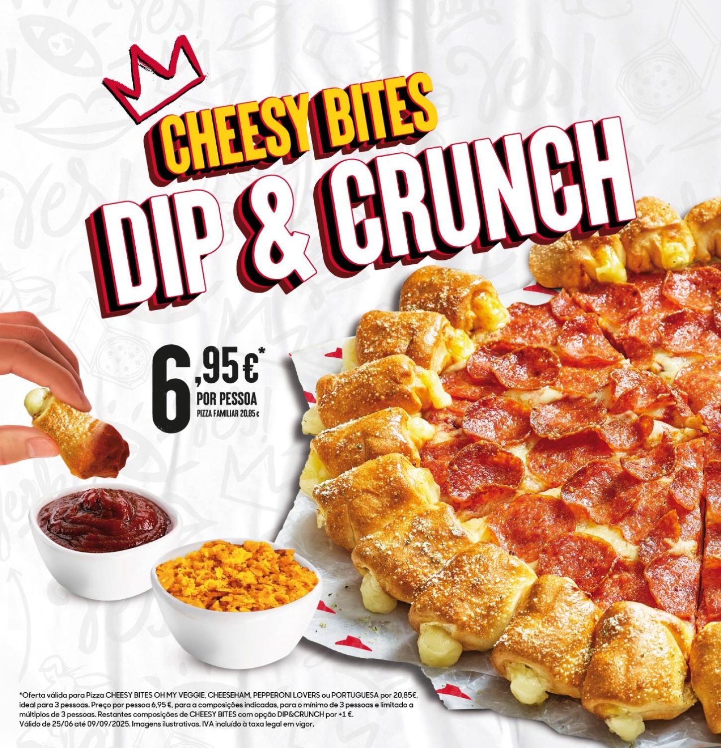 Pizza Hut Cheesy Bites Dip & Crunch