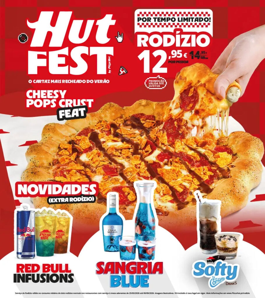 Hut Fest - Rodízio 12,95€