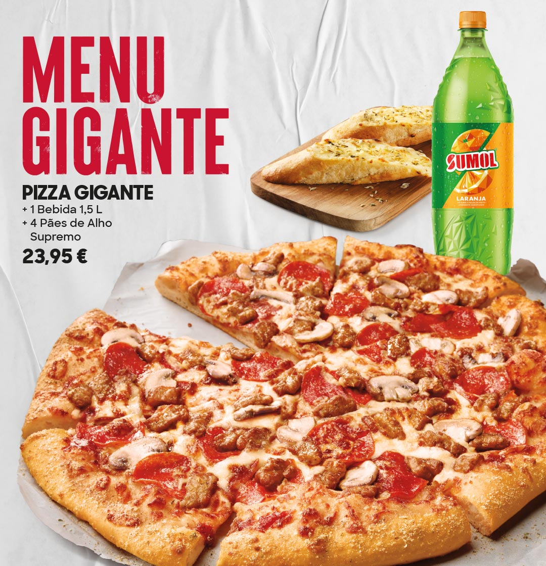 MENU GIGANTE. Pizza Hut