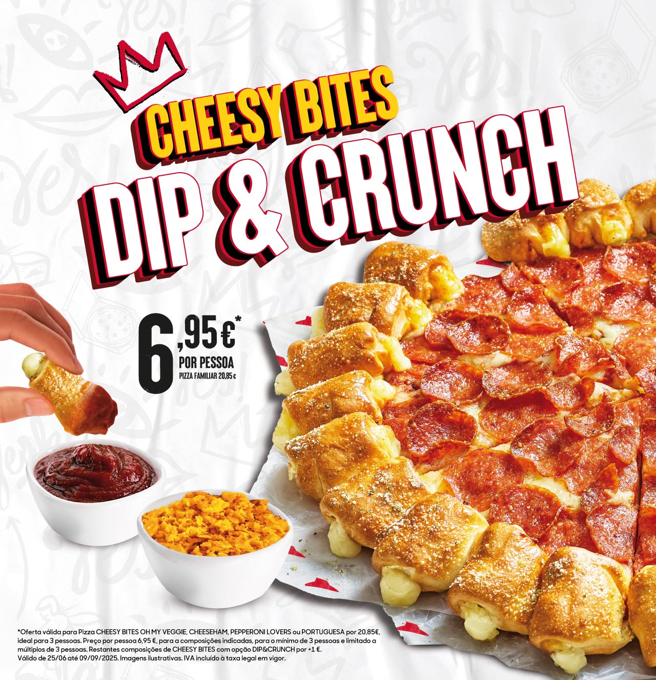 Pizza Hut Cheesy Bites Dip & Crunch