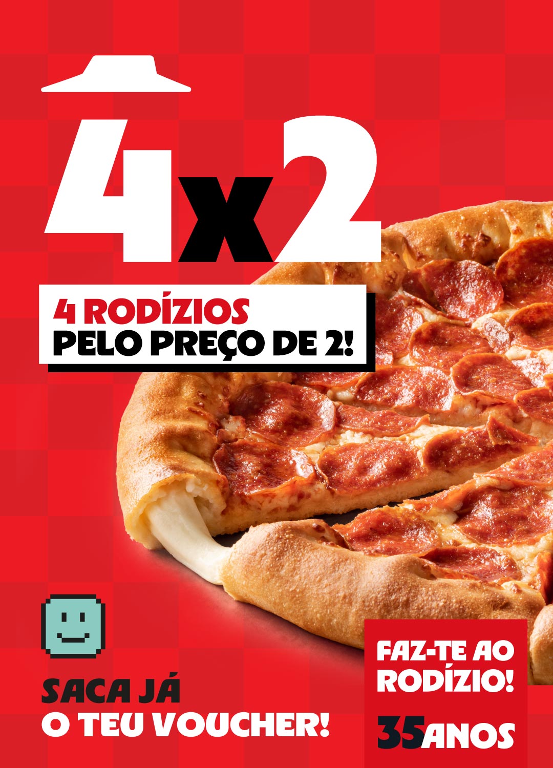 Giveaway 4x2 Rodízio Pizza Hut